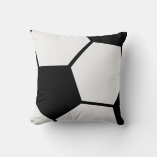 Coussin Graphisme de ballon de football classique Fan de s
