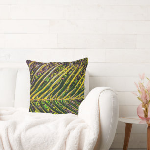 Coussin Gras bandes d'oreiller à lancer de palme
