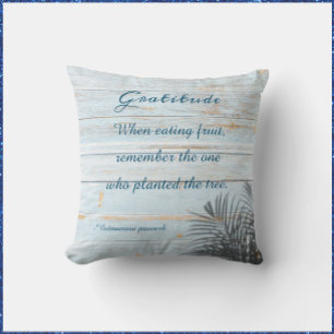 Coussin Gratitude Inspirante