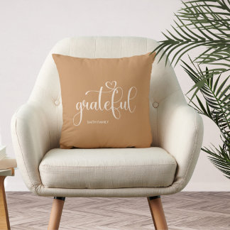 Coussin Gratuit Personnalisé Orange Automne