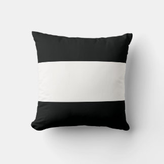Coussin Gravé (noir et blanc) | Horizontal) personnalisabl
