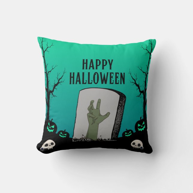 Coussin "Graveyard Grasp" Jeu d'oreiller (Recto)