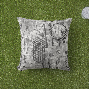 Coussin Gravures Graffiti