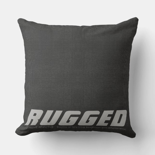 Coussin Gray RUGGED dur déterminé mâle (Recto)