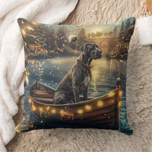 Coussin Great Dane Christmas Festive Voyage