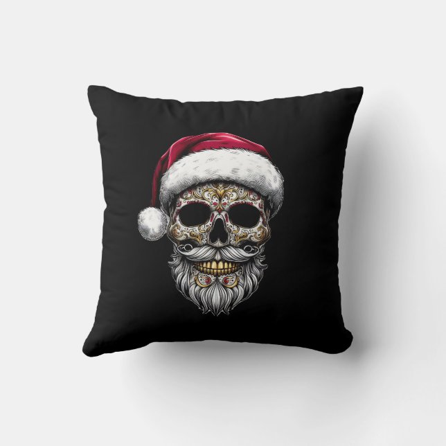 Coussin Great Santa Skull Magic Happy (Verso)