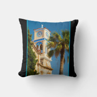 Grèce - Église grecque orthodoxe avec palmier