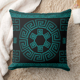 Coussin Greek Design Throw Pillow