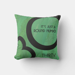 Coussin Green 30 Décennie Anniversaire