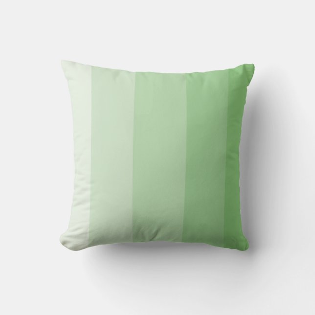 Coussin Green Apple Ombre Stripe (Recto)