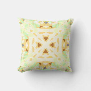 Coussin Green Brown Pretty Pastel Géométrique Baby Nursery