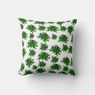 Coussin Green Dracaena Fern Feuilles, Cushion