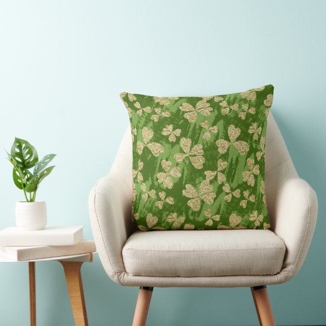 COUSSIN GREEN & GOLD IRISH ST PATRICKS DAY THEME  (Chaise)
