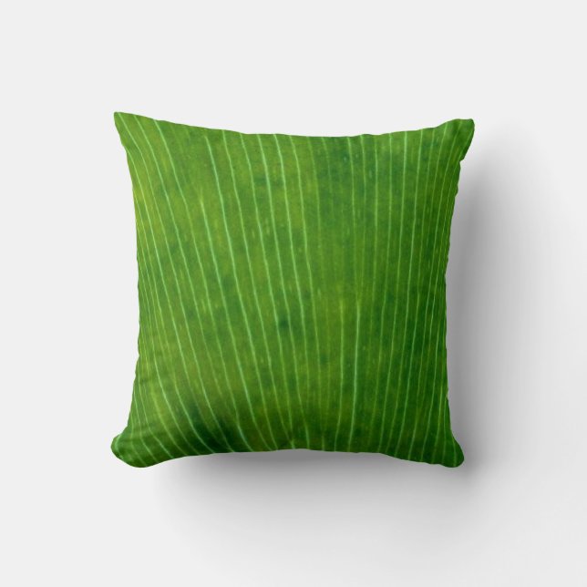 Coussin Green leaf (Recto)