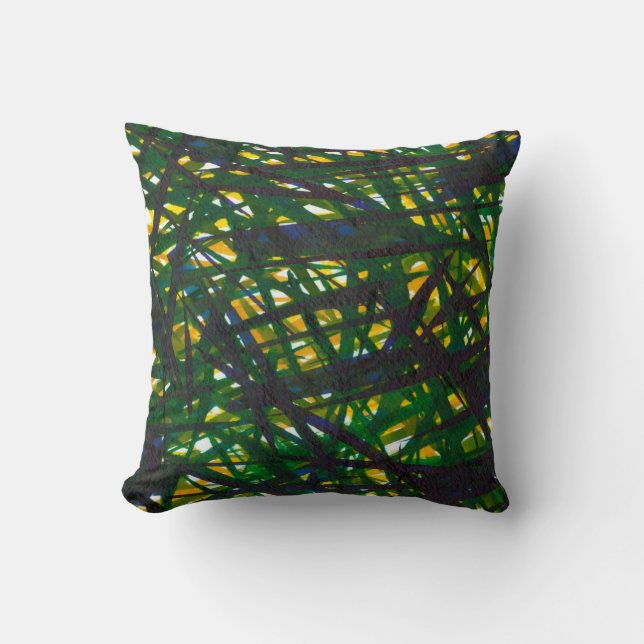 Coussin Green Thicket II (Recto)