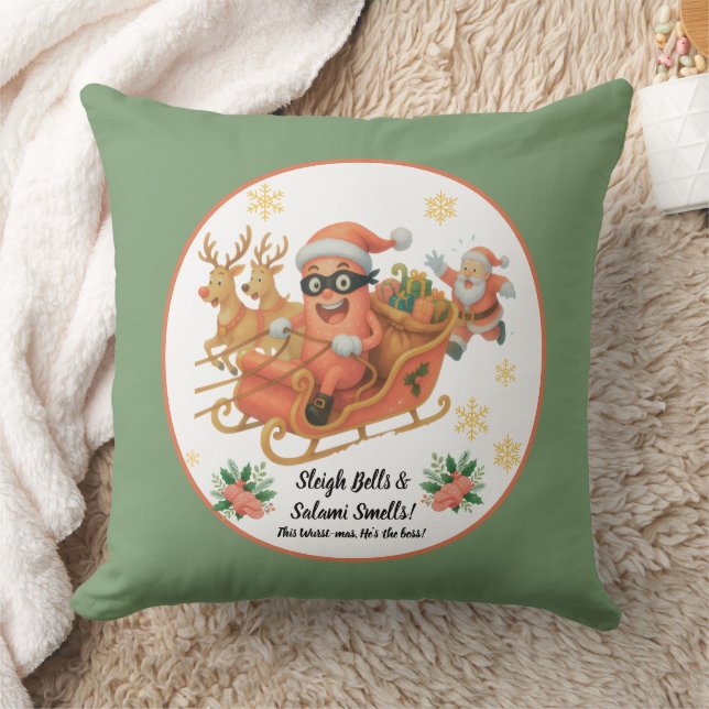 Coussin Grelots et odeurs de salami ! (Couverture)