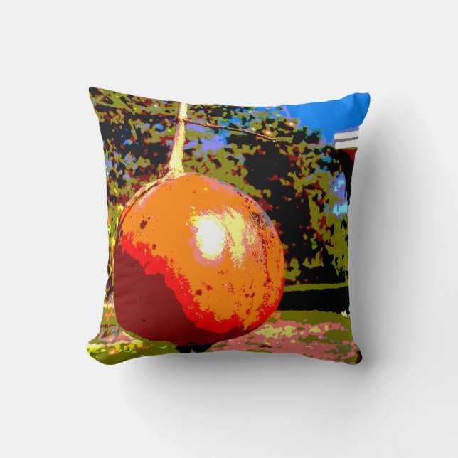 Coussin Grenade, Floride Sunshine (Recto)