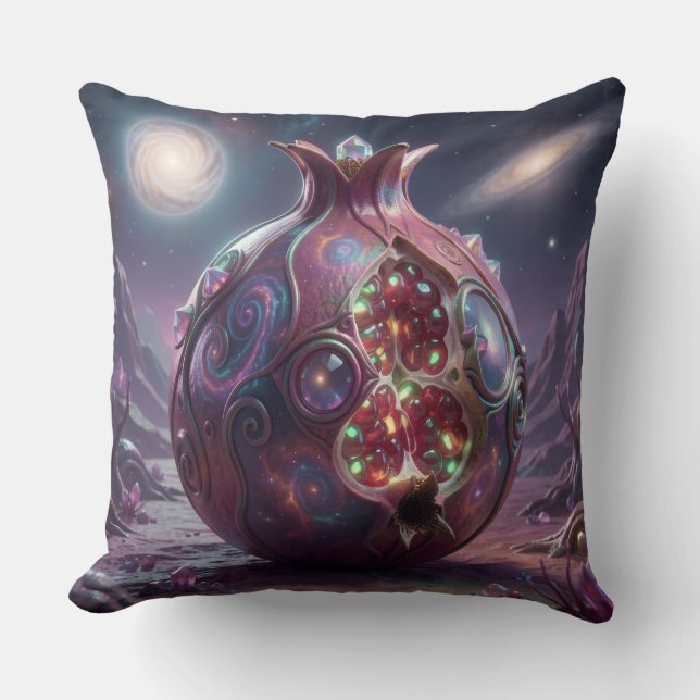 Coussin Grenade – fruit précieux pour la santé. (Recto)