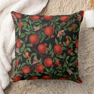 Coussin Grenades et papillons Bella