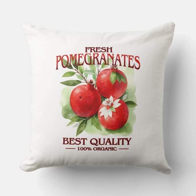 Coussin Grenades fraîches - Meilleure qualité (Recto)