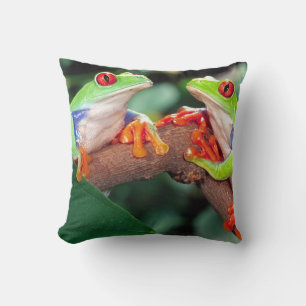 Coussin Grenouille aux yeux rouges paire, Agalychinis call