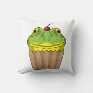 Coussin Grenouille avec muffin
