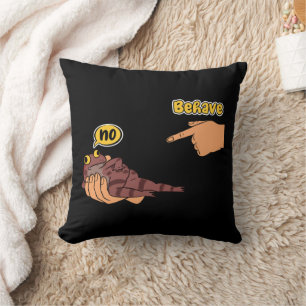 Coussin Grenouille malhonnête Mème de grenouille drôle Se