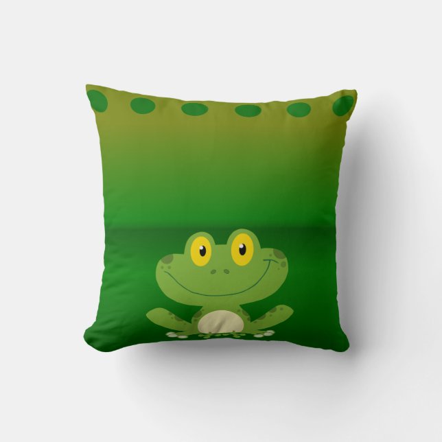 Coussin Grenouille mignonne (Recto)