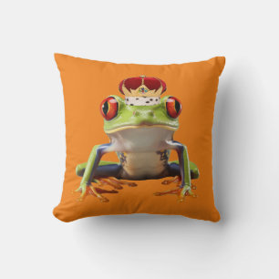 Coussin Grenouille Roi