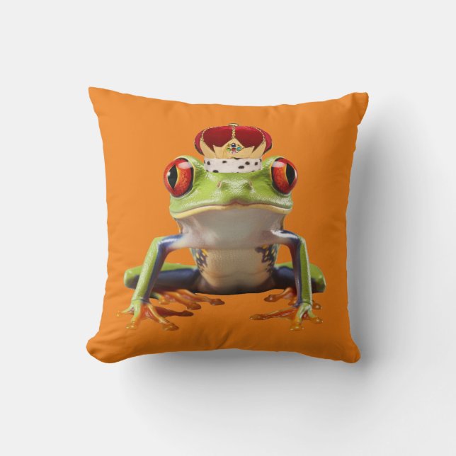 Coussin Grenouille royale (Recto)