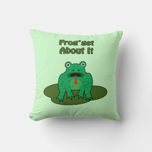 Coussin Grenouille Verte - Grenouille En Savoir Plus