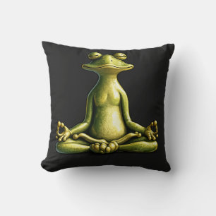 Coussin Grenouille Zen