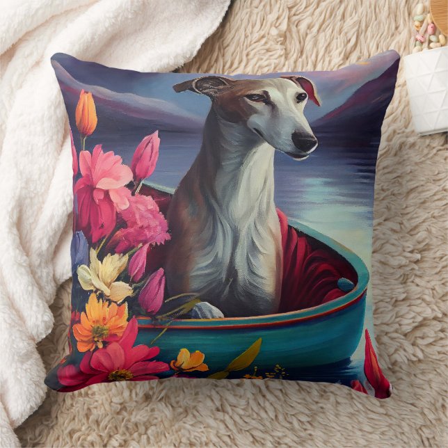 Coussin Greyhound sur une rame : une aventure Pittoresque (Couverture)