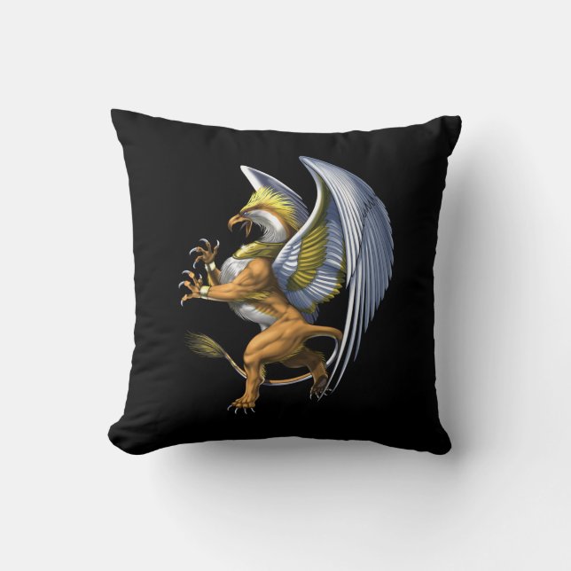 Coussin Griffin de la mythologie grecque (Recto)