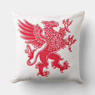 Coussin Griffin - Rouge
