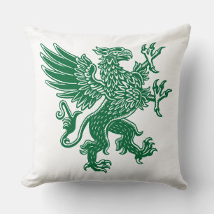 Coussin Griffin - Vert forestier