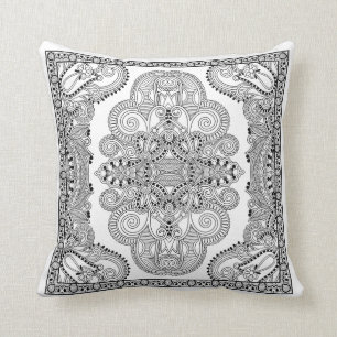 Coussin Griffonnage unique