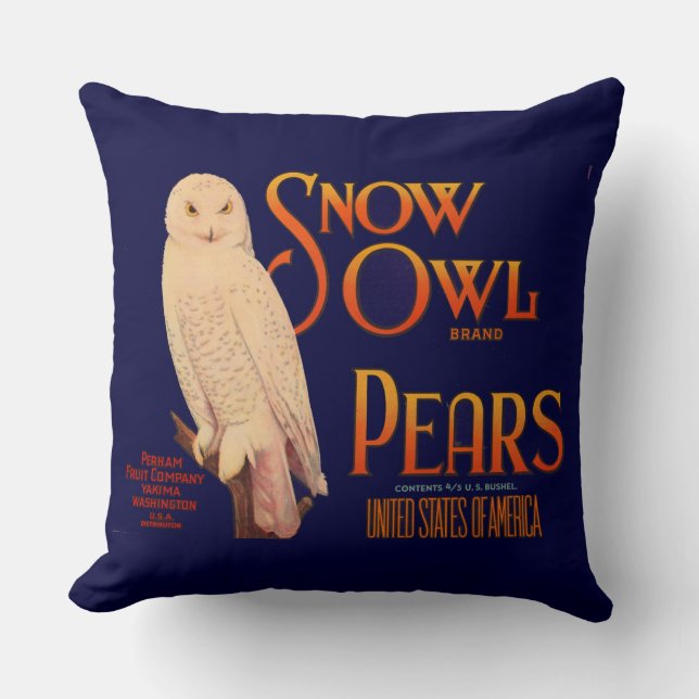 Coussin Grille de fruits de la marque Snow Owl dans les an (Recto)