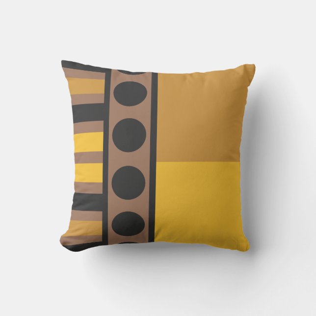 Coussin Grille Golden Retro (Recto)