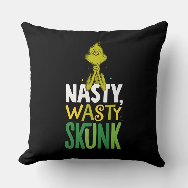 Coussin Grille | Nasty Wasty Skunk (Recto)