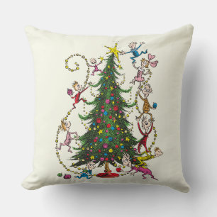 Coussin Grinch Classique Sapin de Noël