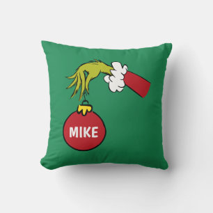 Coussin Grinch Ornement Personnalisé