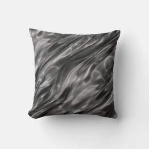 Coussin Gris blanc et noir Conception abstraite moderne