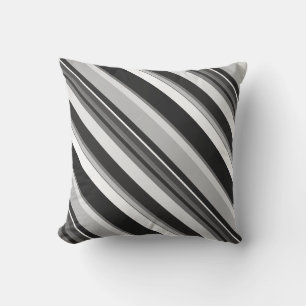 Coussin Gris Efficace Gris Diagonale contemporaine