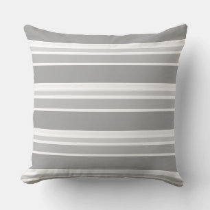 Coussin Gris Et Blanc Décoratifs