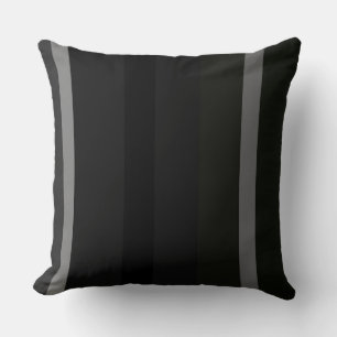 Coussin Gris et noir Abstrait