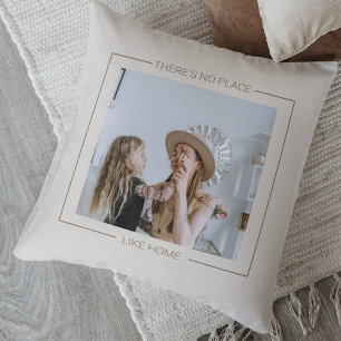 Coussin Gris moderne et beige   Photo de famille   Accueil