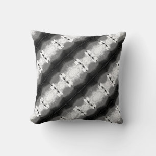 Coussin Gris noir blanc incliné Méditerranée Mosaïque Rang