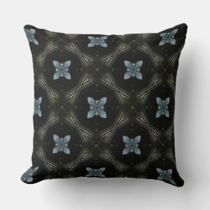 Coussin Gris Plante Sprout Lumière Base Motif Design