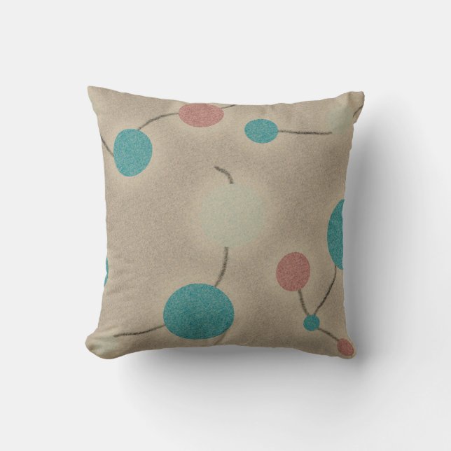 Coussin Gris rétrospectif pointillé (Recto)